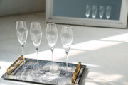 “The Sunday” Flute (set of 4)-Glasses-Sooverdressedhome